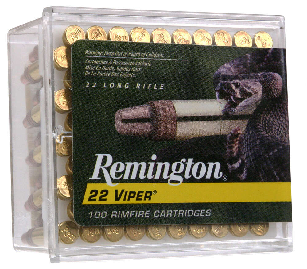 Ammunition Remington 159 ft lbs 22LR REM 21288 1900     22LR 36 HPV VIPER        100/50