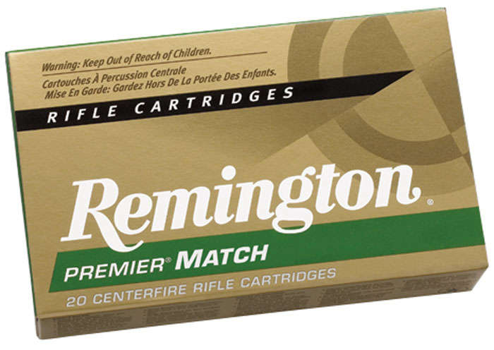 Ammunition Remington 1331 ft lbs 223Rem REM 27686 RM223R3   MATCHKING  77 BTHP       20/10