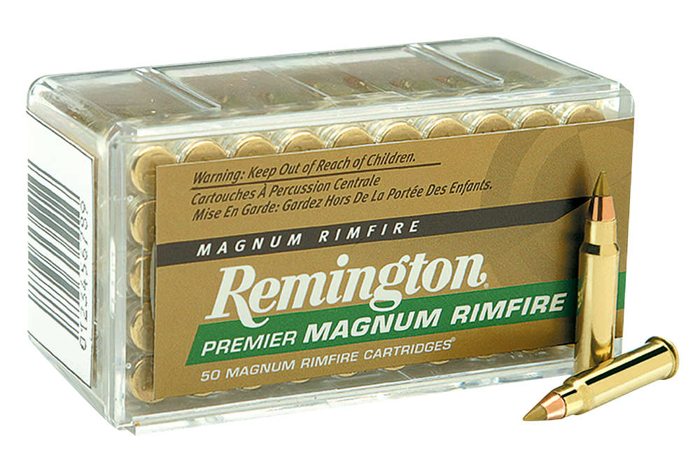 Ammunition Remington 293 ft lbs 22WMR REM 21184 PR22M1   22WMR 33 ACCUTIP          50/40