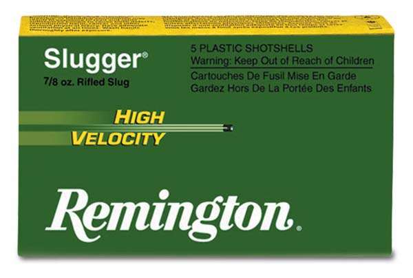 Ammunition Remington 7/8 oz 12Gauge REM 28600 SPHV12RS   HV     12 2.75 SLUG  7/8 5/50