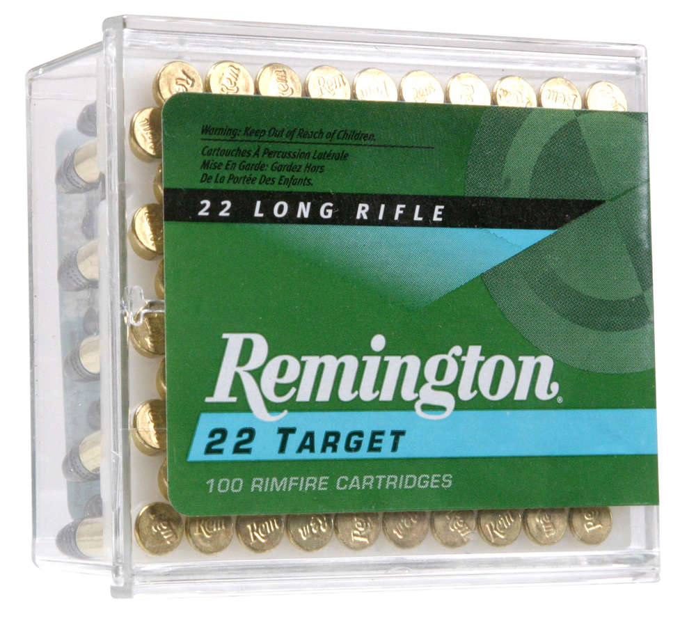 Ammunition Remington 117 ft lbs 22LR REM 21284 6100     22LR 40 TARGET RN        100/50