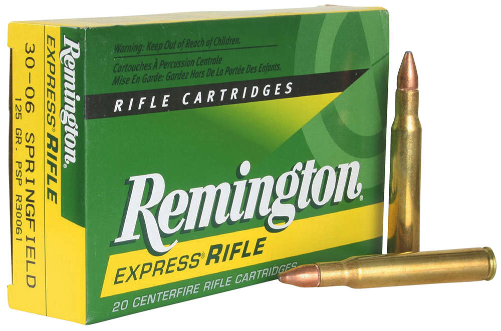 Ammunition Remington 2736 ft lbs 30 06 REM 21401 R30061   3006     125 PSP          20/10