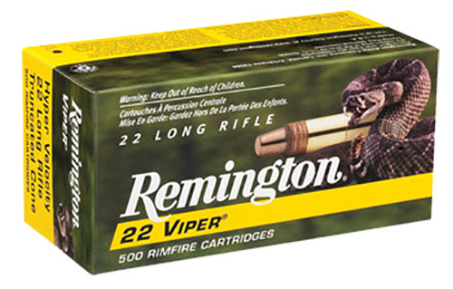 Ammunition Remington 159 ft lbs 22LR REM 21080 1922     22LR 36 HPV VIPER        50/100