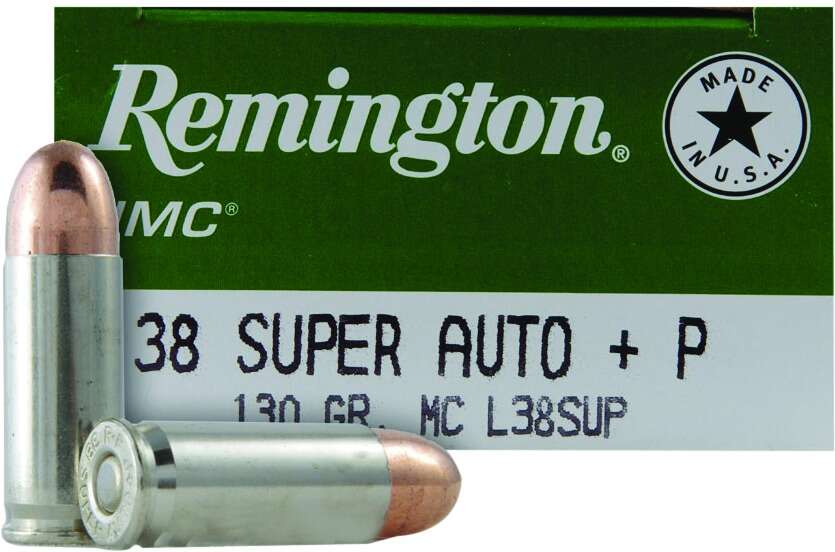 Ammunition Remington 426 ft lbs 38Super REM 23722 L38SUP    UMC 38SUP+P    130MC     50/10