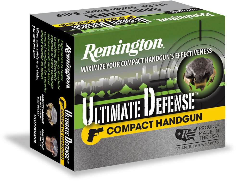 Ammunition Remington 412 ft lbs 40SW REM 28939 HD40SWBN  ULTD 40S       180BJHP   20/25