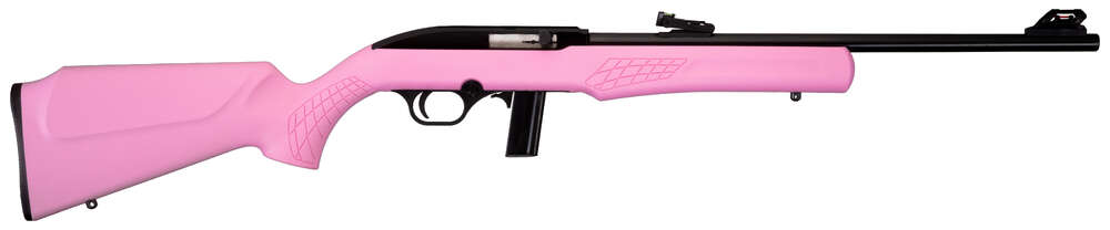 Rifles Long Guns Rossi RS22 22LR RS22 22LR BLK/PINK 18" 10+1 • SEMI-AUTO|FIBER OPTIC SIGHTS • Model: RS22