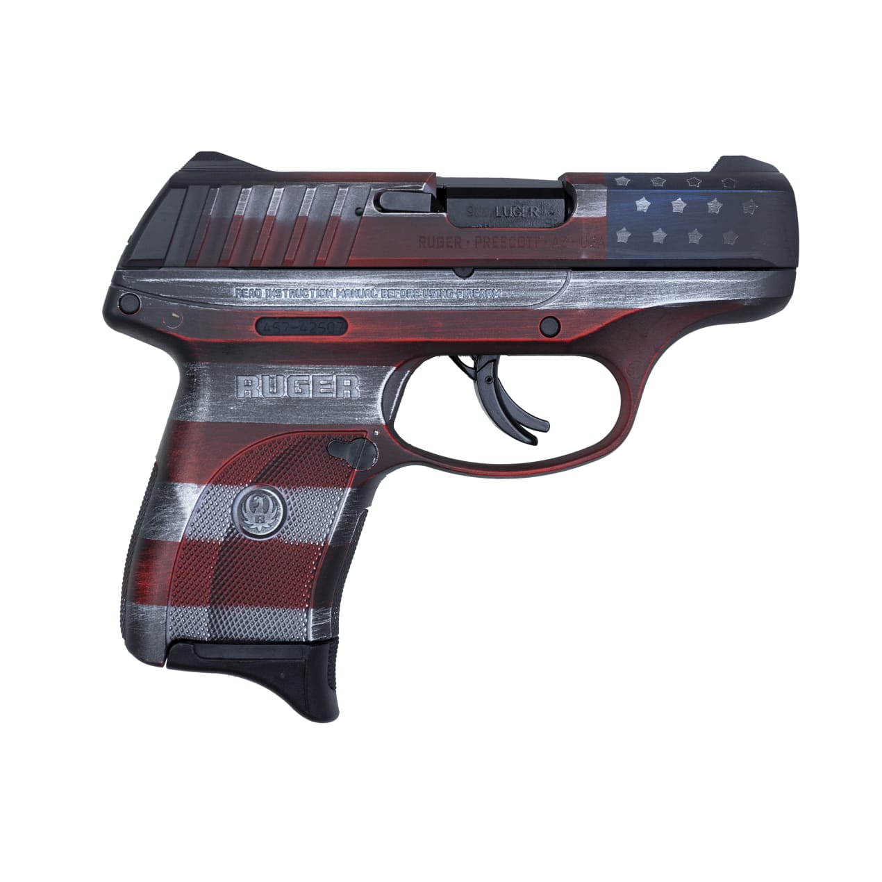 Handguns Ruger EC9s 9mm RUG EC9S 9MM PST B 7RD FLAG DE • Model: EC9s