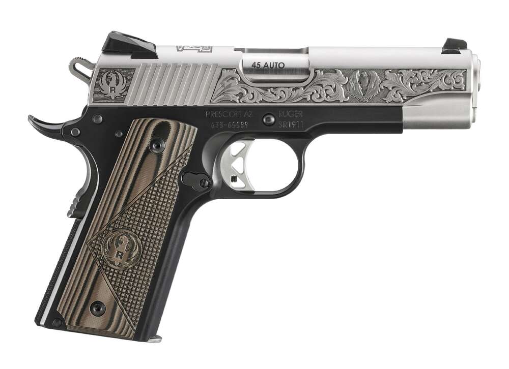 Handguns Ruger SR1911 45ACP RUG SR1911-CMD-LT 45 SS 7R FDE