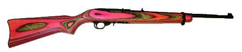 Rifles Long Guns Ruger 10/22 Carbine 22LR 10/22 CARBINE PINK/BLACK LAM • 1222