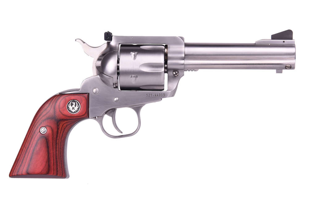 Handguns Ruger Blackhawk Flattop 357Magnum|9mm FLATTOP 357/9MM SS/WD 4-5/8"AS • 5245 MID-SIZE FRAME/WOOD GRIPS