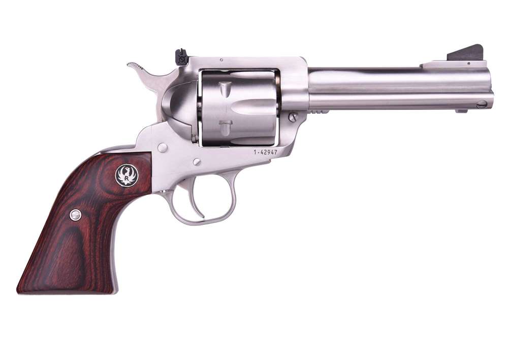 Handguns Ruger Blackhawk Flattop 357Magnum|9mm FLATTOP 357/9MM SS/WD 5.5"AS • 5247 MID-SIZE FRAME/WOOD GRIPS