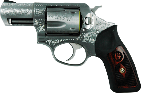 Handguns Ruger SP101 Deluxe 357Magnum|38Special SP101 DELUXE 357MAG 2-1/4 SS • 5764 RUBBER GRP W/ WOOD INSERT