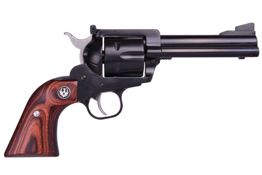 Handguns Ruger Blackhawk Flattop 357Magnum|9mm FLATTOP 357/9MM BL/WD 4-5/8"AS • 5244 MID-SIZE FRAME/WOOD GRIPS