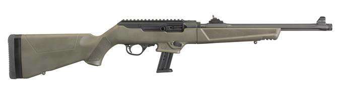 Rifles Long Guns Ruger Pistol Caliber (PC) Carbine 9mm PC CARBINE 9MM BL/ODG 16" 17+1 • 19106 | THREADED/FLUTED BBL