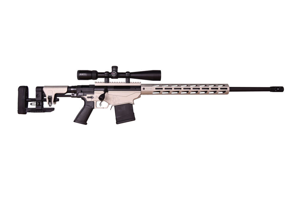 Rifles Long Guns Ruger Precision Rifle 6.5Creedmoor PRECISION 6.5CR 24" NICKEL PKG • 18053 | M-LOK HANDGUARD