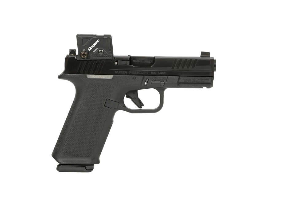 Handguns Ruger RXM 9mm RXM 9MM BLK/BLK 17+1 4" COA &bull; 19465  AIMPOINT COA RED DOT