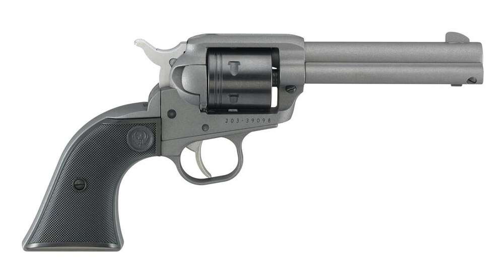 Handguns Ruger Wrangler 22LR WRANGLER 22LR TUNGSTEN 4.6" FS • 2023 | TUNGSTEN CERAKOTE