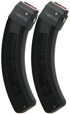 Magazines High Capacity Ruger BX 25 22LR MAG RUGER BX-25 10/22 22LR 25RD 2-PK • Model: BX-25