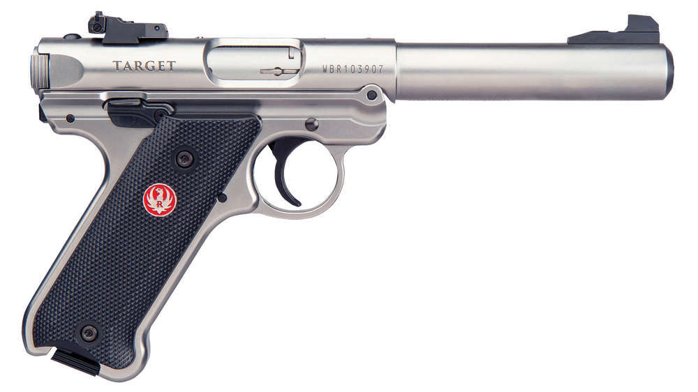 Handguns Ruger Mark IV 22LR RUGER MRK IV TRGT 22LR 5.5" STN 10RD