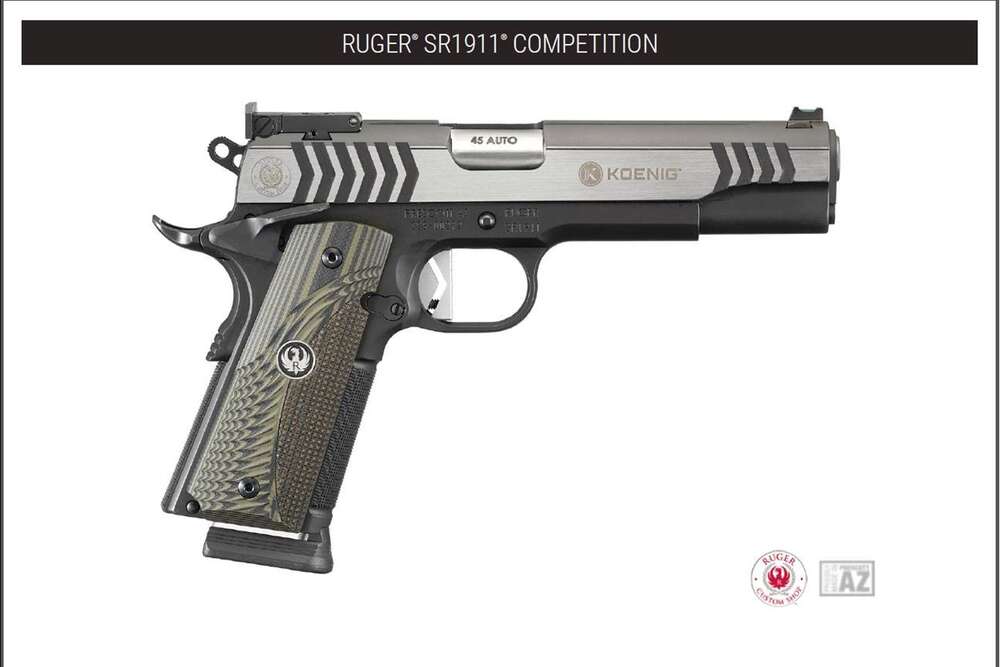 Handguns Ruger 5" 45ACP RUG 6776  SR1911    45  5     COMPET KOENIG    8R • Model: 5"