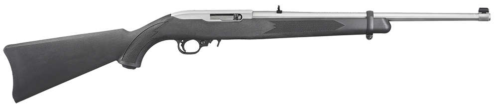 Rifles Long Guns Ruger 10+1 22LR RUG 1256  K10/22RBPBTC 22LR       18.5 SS/SYN 10R