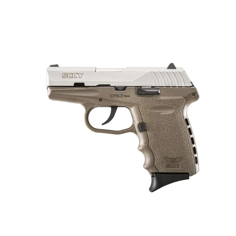 Handguns SCCY ZPAP M85 9mm SCCY CPX-2 9MM 3.1 10RD FDE DUO TONE NO SAFETY