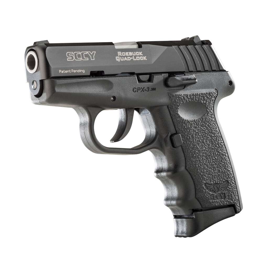 Handguns SCCY Ready Series SCCY .380 10 Rd Mag  No External Safety  Black Nitride Slide  Black Frame