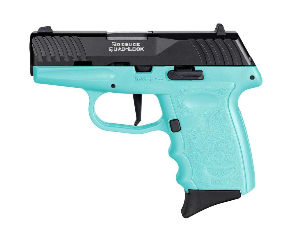 Handguns SCCY Ready Series 9mm SCCY DVG1 9mm BLK Slide S-BLU GripNo External Safety 10RD Mag