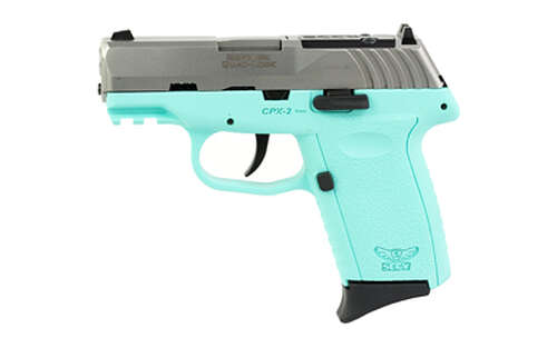 Handguns SCCY CPX 2 Gen 3 9mm SCCY CPX-2 G3 RDR 9MM 10RD TT/SBLUE