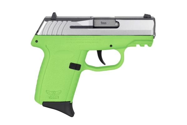 Handguns SCCY 3.10" 9mm SCCY CPX-2TTLGG3          9MM 3.1  10R NS  TT/LIME • Model: 3.10"