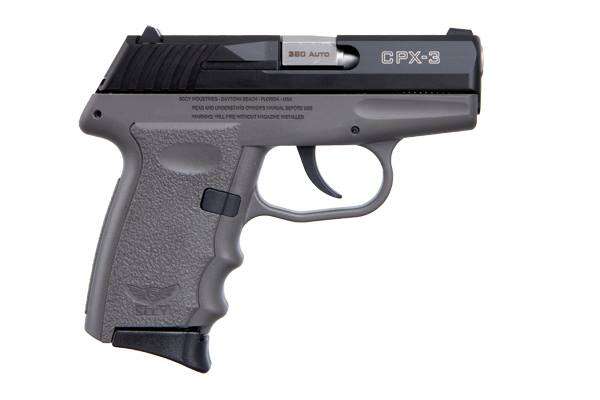 Handguns SCCY 3.10" 380ACP SCCY CPX-3CBSG            380 3.1  10R NS  BLK/GRY • Model: 3.10"