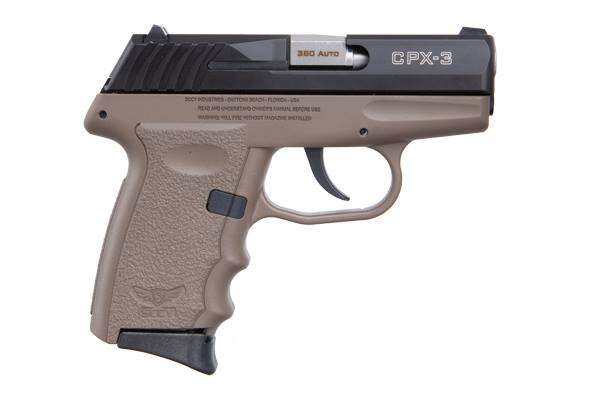 Handguns SCCY 3.10" 380ACP SCCY CPX-3CBDE            380 3.1  10R NS  BLK/DRK • Model: 3.10"