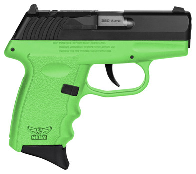 Handguns SCCY 2.96" 380ACP SCCY CPX-3CBLGRDRG3       380 2.96 10R NS BLK/LIME • Model: 2.96"