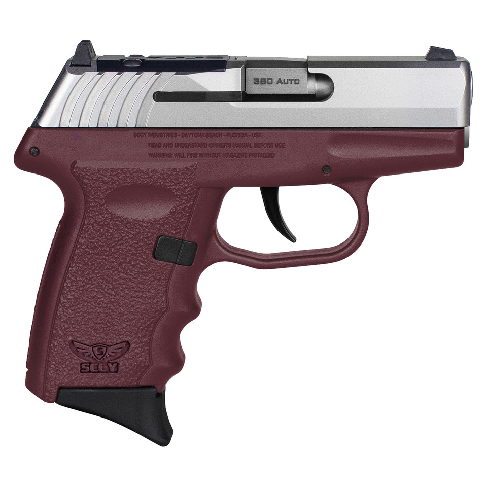 Handguns SCCY 2.96" 380ACP SCCY CPX-3TTCRRDRG3       380 2.96 10R NS   TT/CRM • Model: 2.96"