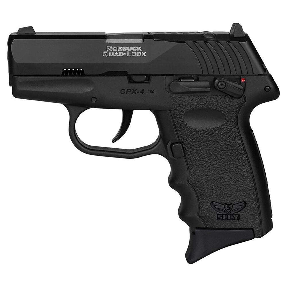 Handguns SCCY 2.96" 380ACP SCCY CPX-4CBBKRDRG3       380 2.96 10R SF  BLK/BLK • Model: 2.96"