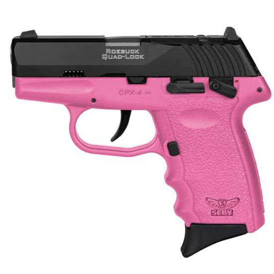 Handguns SCCY 2.96" 380ACP SCCY CPX-4CBPKRDRG3       380 2.96 10R SF  BLK/PNK • Model: 2.96"