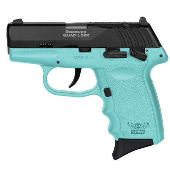 Handguns SCCY 2.96" 380ACP SCCY CPX-4CBSBRDRG3       380 2.96 10R SF BLK/SBLU • Model: 2.96"