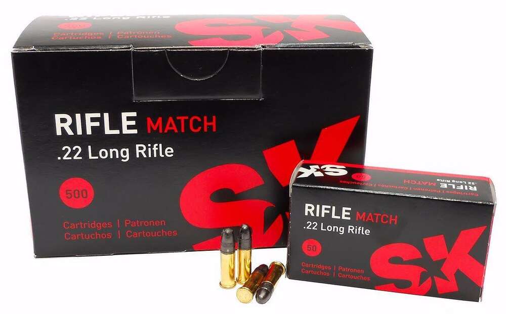 Ammunition SK Ready Series 22LR SK .22 LR RIFLE MATCH 50 ROUND AMMO • Model: Ready Series