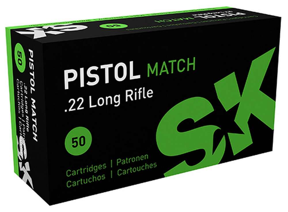 Ammunition SK Ready Series 22LR SK .22 LR PISTOL MATCH 50 ROUND AMMO • Model: Ready Series