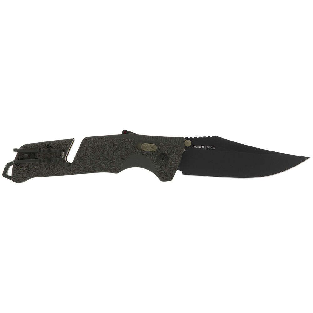 Knives SOG 4.50" TRIDENT AT OLIVE DRAB FOLDING KNIFE • Model: 4.50"