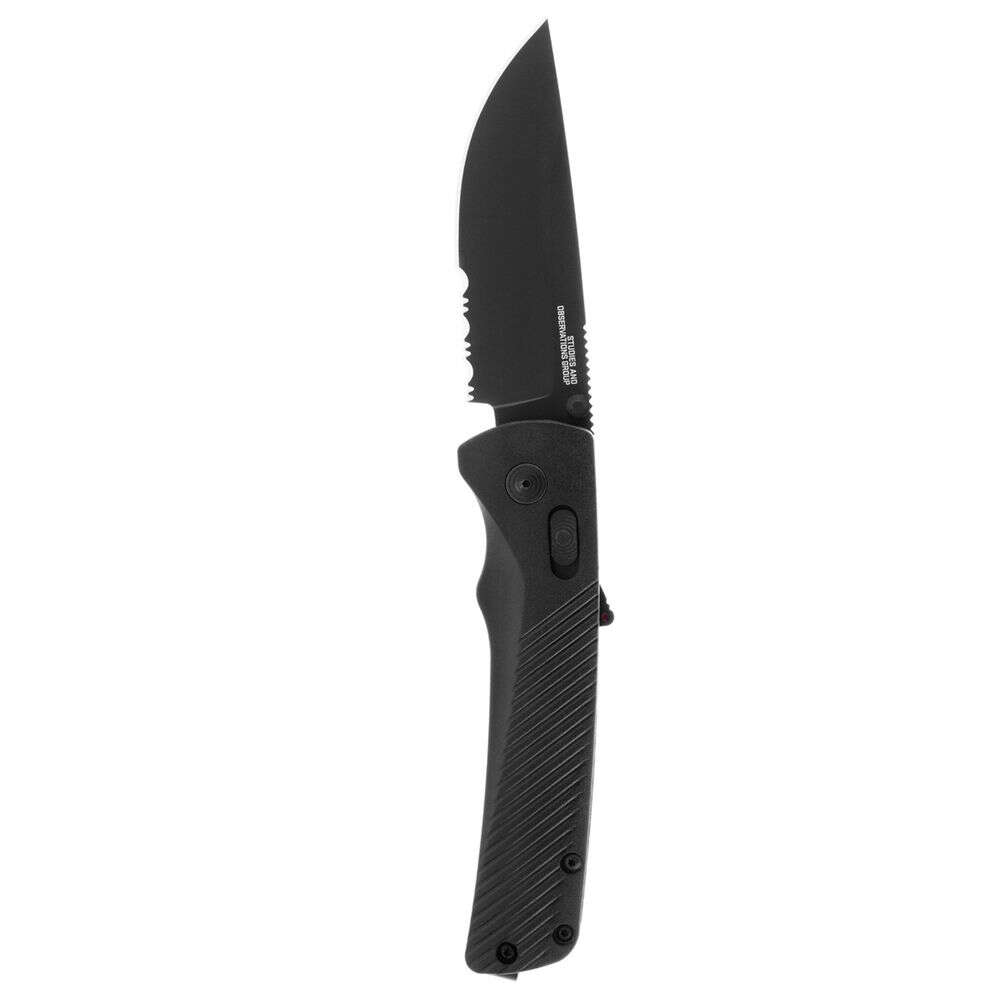 Knives SOG 4.50" FLASH AT BLACKOUT PARTIALLY SERRATED FLD