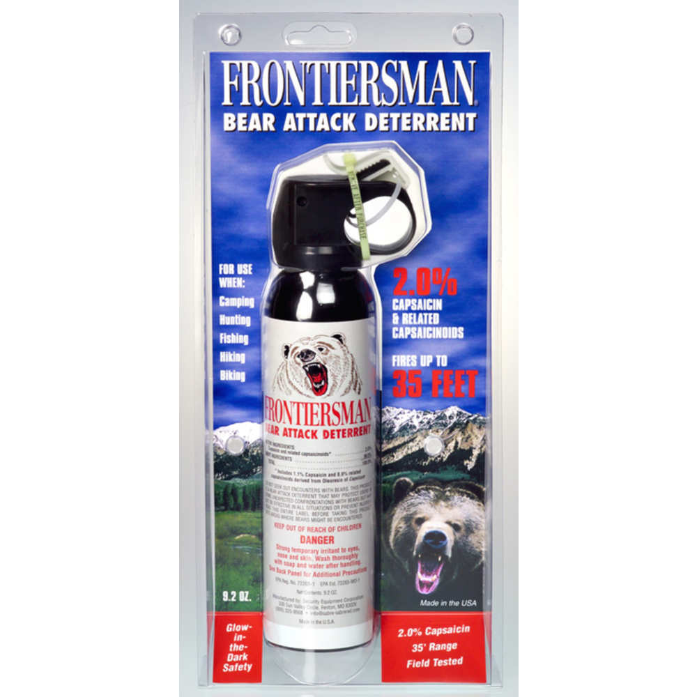 Non Lethal Defense Sabre Frontiersman SABRE 9.2 OZ BEAR SPRAY