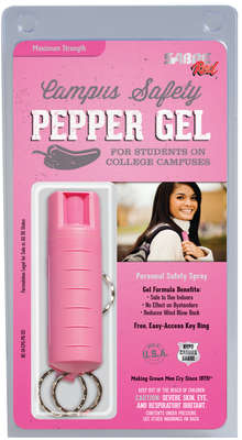 Non Lethal Defense Sabre Campus Safety Pepper Gel SABRE RED CAMPUS SAFETY PEPPER GEL K • Model: Campus Safety Pepper Gel