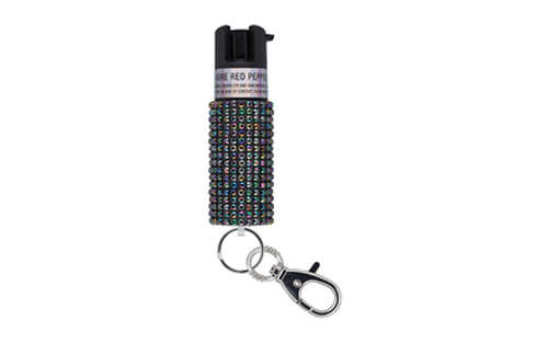 Non Lethal Defense Sabre Jeweled SABRE JEWELED SPRAY W/KEY RING BLK