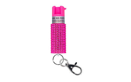 Non Lethal Defense Sabre Jeweled SABRE JEWELED SPRAY W/KEY RING PINK