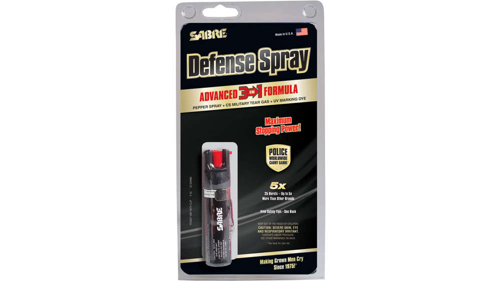 Non Lethal Defense Sabre SABRE SPRAY POCKET UNIT W/CLIP .75OZ