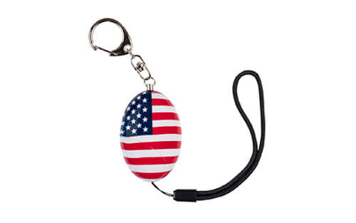 Non Lethal Defense Sabre Personal Alarm with Clip SABRE PERSONAL ALARM W/CLP USA THEME