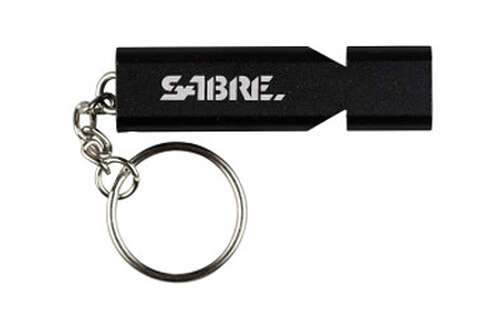 Non Lethal Defense Sabre Whistle SABRE WHISTLE W/LANYARD BLACK