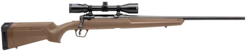 Rifles Long Guns Savage Ready Series 308Win SAVAGE AXIS II XP (FDE) 308 WIN 22IN BBL 4RD Bushnell Scope