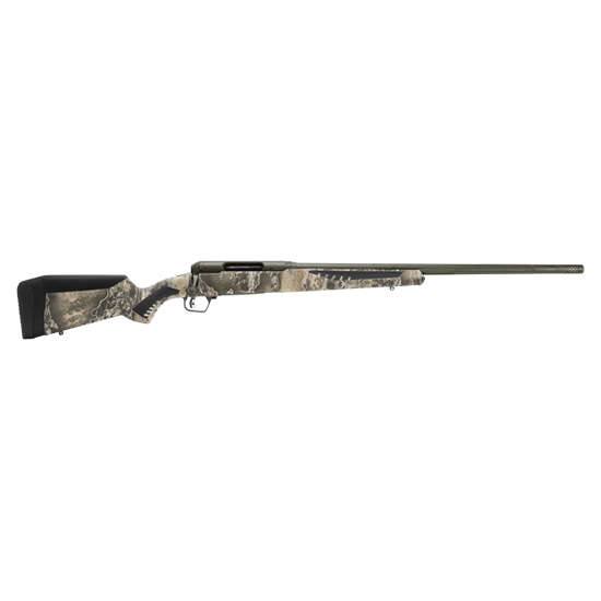 Rifles Long Guns Savage Ready Series 110 Timberlin e 6.5 PRC 24" OD Green Fluted Barrel Escape Camo wAccTrigger